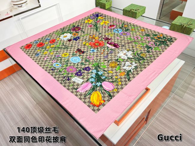 Gucci Wool and Silk Shawl A008HK-3