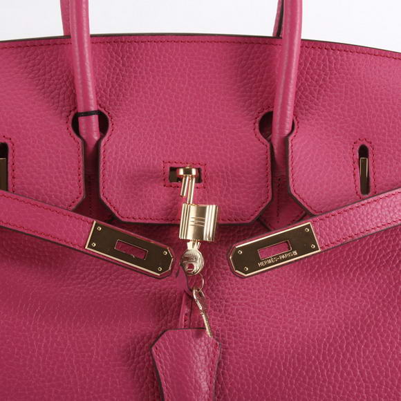 Hermes Birkin 35CM Togo Leather Handbag 6089 Rose Golden