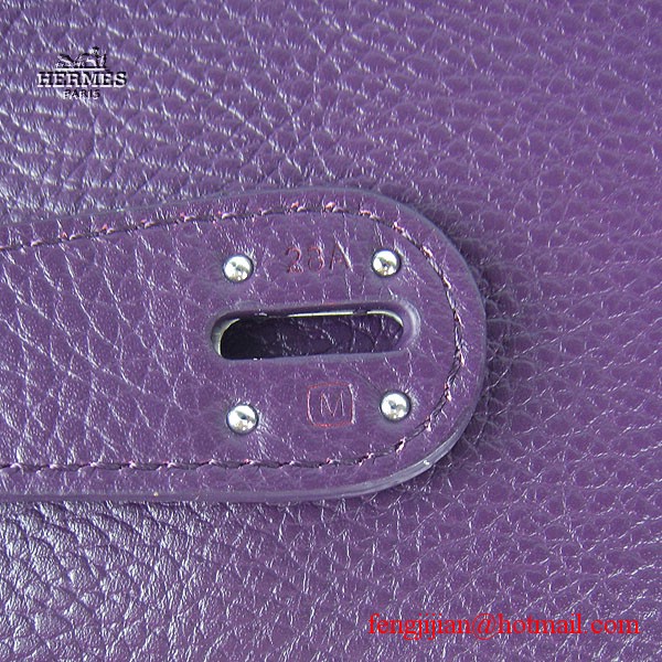 Hermes Women Shoulder Bag Light Purple 6208