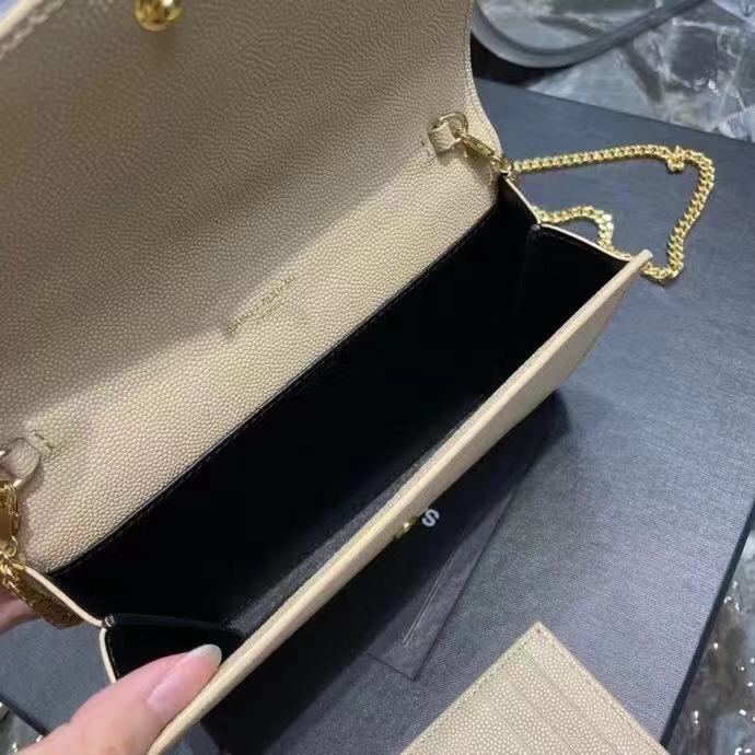 Yves Saint Laurent Calf leather cross-body bag Y707788 BEIGE Yves Saint Laurent Calf leather cross-body bag Y707788 BEIGE